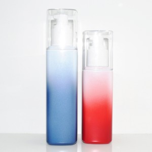 TB14 方形塑料化妆品乳液泵瓶，细雾喷雾瓶