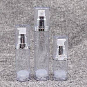 TA08 15ml 30ml 50ml 透明圆形真空瓶