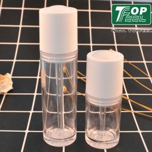 କଷ୍ଟମ୍ ଡିଜାଇନ୍ ଖାଲି ସଫା 15ml 30ml ଅତ୍ୟାବଶ୍ୟକ ତେଲ ପ୍ଲାଷ୍ଟିକ୍ କସମେଟିକ୍ PETG ଡ୍ରପର୍ ବୋତଲ |