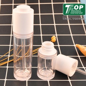 Pasadya nga Disenyo nga Wala’y Kawala nga Tin-aw nga 15ml 30ml Essential Oil Plastic Cosmetic PETG Dropper Bottle