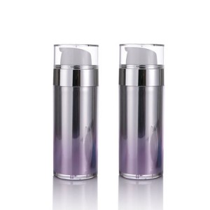Skin care airless pump cosmetic bottle package