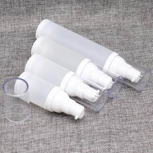 PA74 15ml 20ml 30ml 50ml قايتا ياسالغان ماتې PP ھاۋاسىز بوتۇلكا