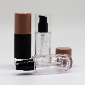 خىرۇستال بازا بىلەن ئېغىر تام PETG بوتۇلكىسى