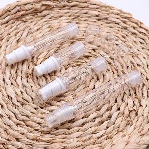 PA70 كىچىك تىپتىكى ئېلىپ يۈرۈشكە ئەپلىك سۈزۈك ھاۋاسىز بوتۇلكا ۋە پۈركۈش پومپىسى بار