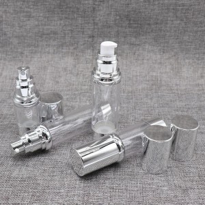 PA75 15ml 30ml 40ml 50ml كىلاسسىك ئايلانما ھاۋاسىز بوتۇلكا