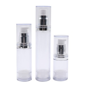 TA08 15ml 30ml 50ml 透明圆形真空瓶