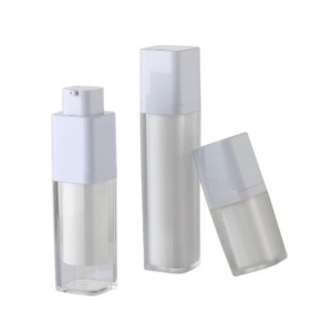 方形双壁护肤霜用真空瓶