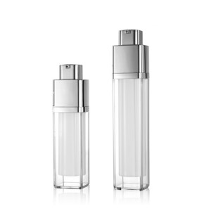 方形双壁护肤霜用真空瓶