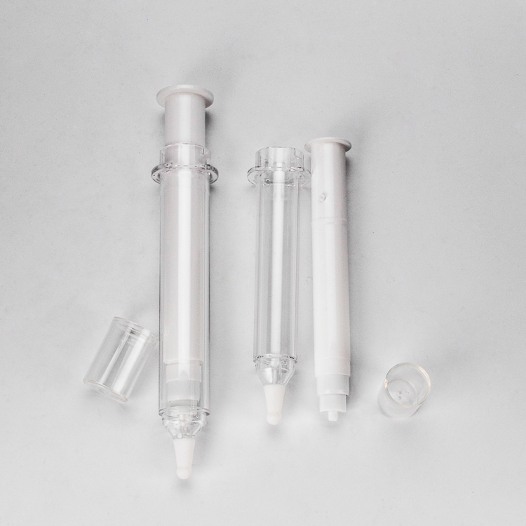 Good quality Metal Syringe - Cosmetic Packaging Syringe Plastic Needle Eye Cream Syringe – TOPFEEL PACK