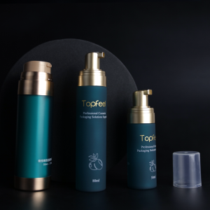 ขวดโฟมสีเขียวขนาด 50 มล. 80 มล. สำหรับทำความสะอาดขนตา