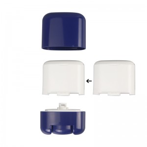 DB07 Овал тулыландырыла торган дезодорант таяк контейнеры Буш кояшлы экран кулланучы