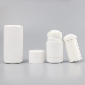 Recipiente de desodorante recarregável vazio redondo 30g 50g