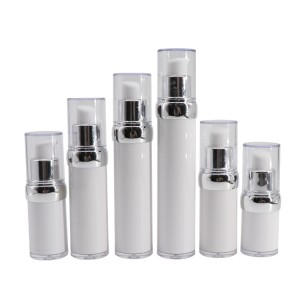 Cosmetic PETG Plastic Cream Pump Bottle 10ml 15ml 20ml 30ml 40ml 50ml
