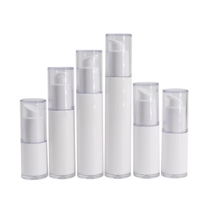 Cosmetic PETG Plastic Cream Pump Bottle 10ml 15ml 20ml 30ml 40ml 50ml