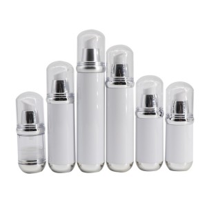 Fashion Customized Cosmetic Packaging Round Pump Airless Bottle