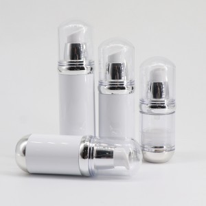 时尚定制化妆品包装圆泵真空瓶