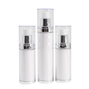 PA65 Eco-friendly 20 ml 30 ml 50 ml Double Wall AS PETG Airless Pump Cosmetic Bottle