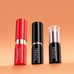 LP01 LP02 Black Refillable Lipstick Tube Cosmetic Lipstick Tube Packaging
