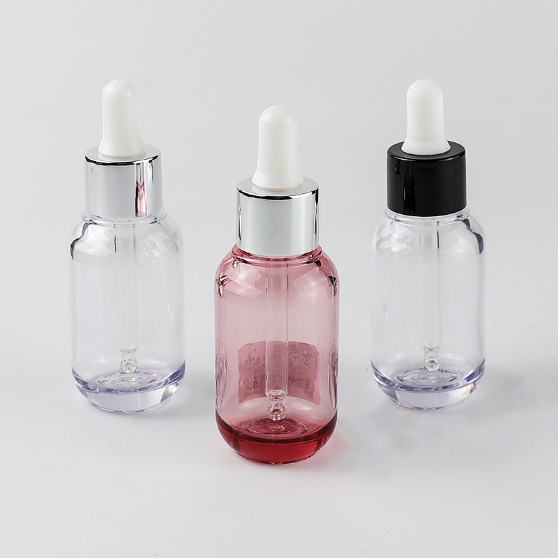 50ml Clear Glass Dropper Bottle W/ Kraft Label Mockup - Free