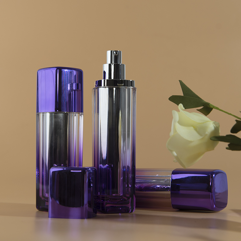 China PA117 Factory Square Airless Bottle Refillable Square Cosmetic