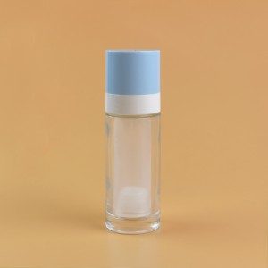 PA128 15ml 30ml Refillable Airless Pump Bottles Glass Bottle Manufacturer