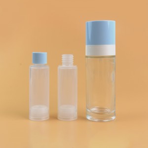 PA128 15ml 30ml Refillable Airless Pump Bottles Glass Bottle Manufacturer