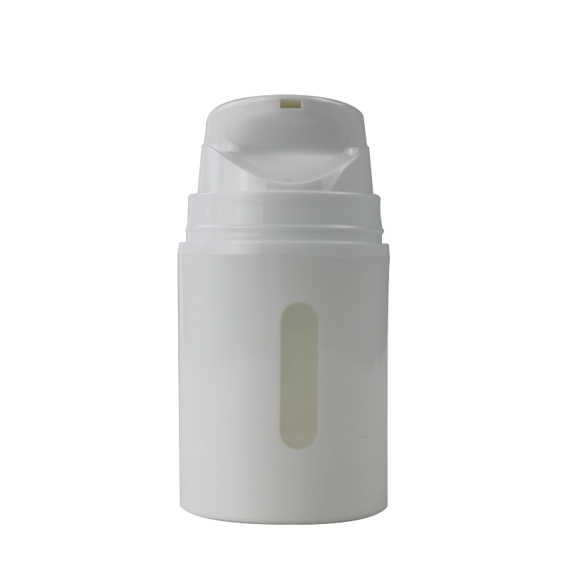 50ml PCR Eco-friendly Airless Pump Bottle with Window Featured Image