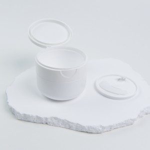 PJ78 100g Oriented Flip Top Mono PP Material Cream Jar with Spoon