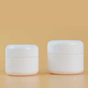 PJ79 Mono PP Material 30g 50g Cream Jar Double Wall Refillable Cream Jar Wholesale