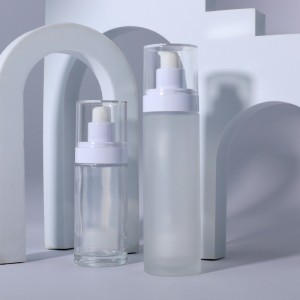 Glass Refill Airless Container Refillable Airless Pump Bottle