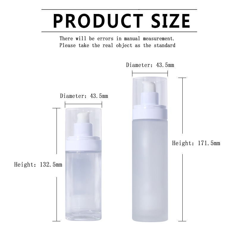 Refillable Glass Airless Bottle