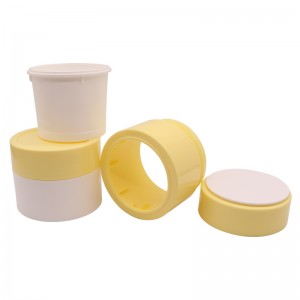 PJ52 100g 200g Cream Jar with Pop-out Removable Inner Cup
