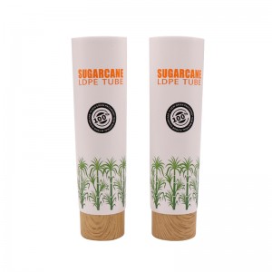 Degradable 100% Recycled Sugarcane Plastic Cosmetic Tube