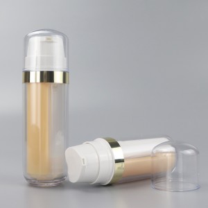 DA06 Custom 2 In 1 Dual Chamber Airless Bottle For Skincare Essence