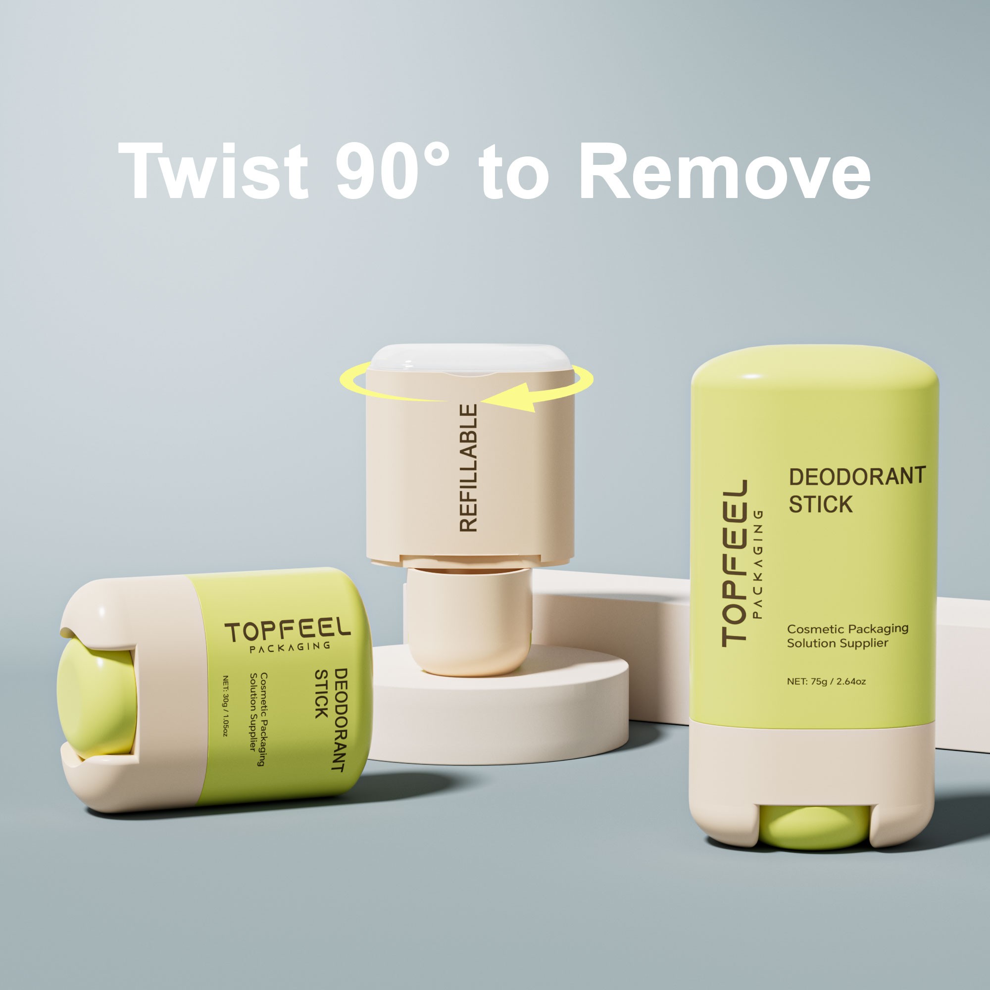 empty deodorant stick 