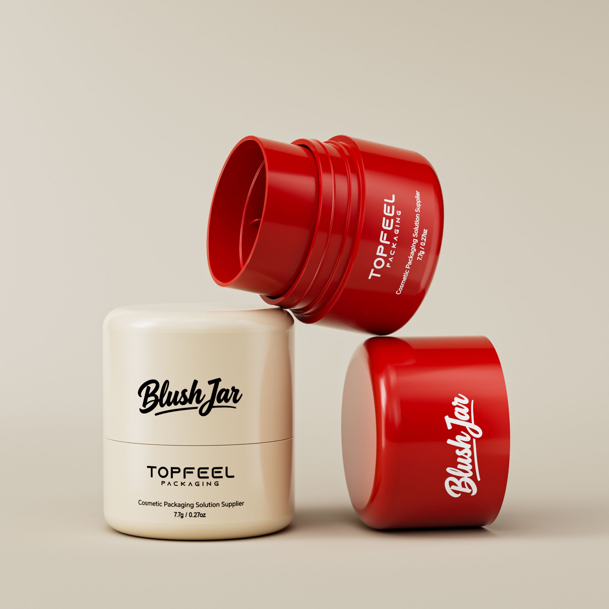 Cream Jar Blush Jar Empty Cosmetic Containers