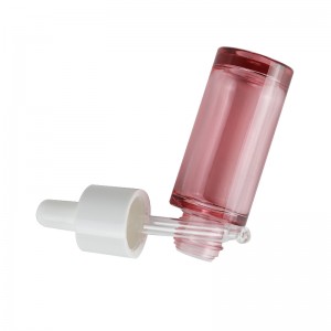 PD08 Plastic 50ml Cosmetic Bottle Fits Both Lotion Pump and Dropper