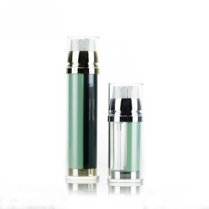 Acrylic Dual Chamber Cosmetic Lotion Pump Bottle 30ml 50ml 100ml