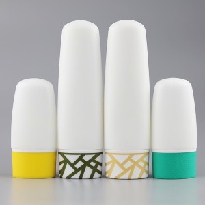 PB08椭圆空粉瓶挤压化妆瓶