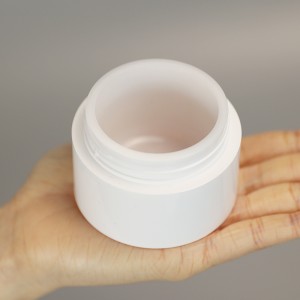 PJ56 50g 100g PP Plastic Face Cream Jar Refillable Cosmetic Jar