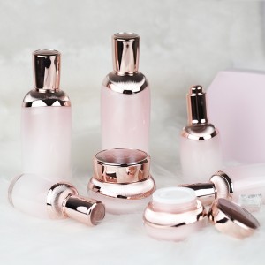 PL30 PJ62 Tambarin Musamman na Luxury Pink Cosmetic Packaging Set