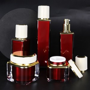 Luxury Lotion Bottle Cream Jar Supplier Cosmetic Packaging Set
