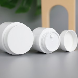 30g 50g ئاق رەڭلىك سۇلياۋ قايماق قاچا بەدەننىڭ يۈز چاپلىقى يۈز چاپلىقى ئۈچۈن