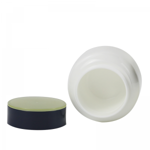 Classic 50ml White and Black Cream Jar