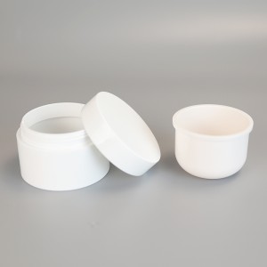PJ56 50g 100g PP Plastic Face Cream Jar Refillable Cosmetic Jar