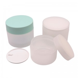 Multi-capacity PP Empty Cosmetic Jar for Body Scrubs and Moisturizers