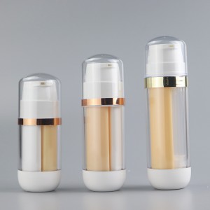 DA07 OEM/ODM 双室化妆品真空瓶双室瓶