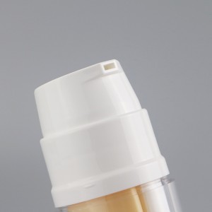Skincare Essence အတွက် DA06 စိတ်ကြိုက် 2 In 1 Dual Chamber Airless Bottle