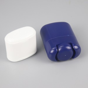 DB07 Envase de barra de desodorante recargable ovalado Aplicador de protector solar vacío