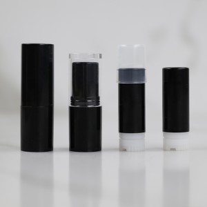 Svart Refillable Lipstick Tube Cosmetic Lipstick Tube Packaging
